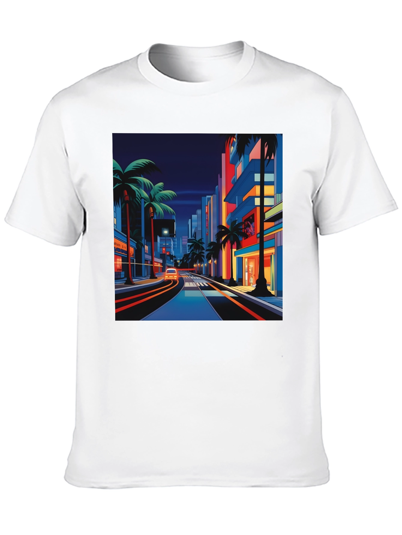 Retro Miami Streetwear T-Shirt