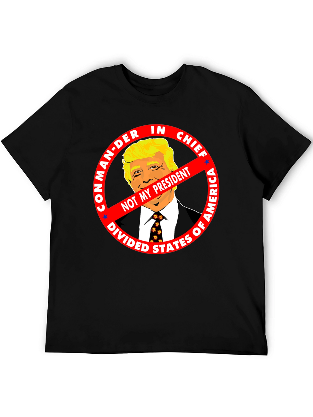 Not My President Anti-Trump Graphic Tee