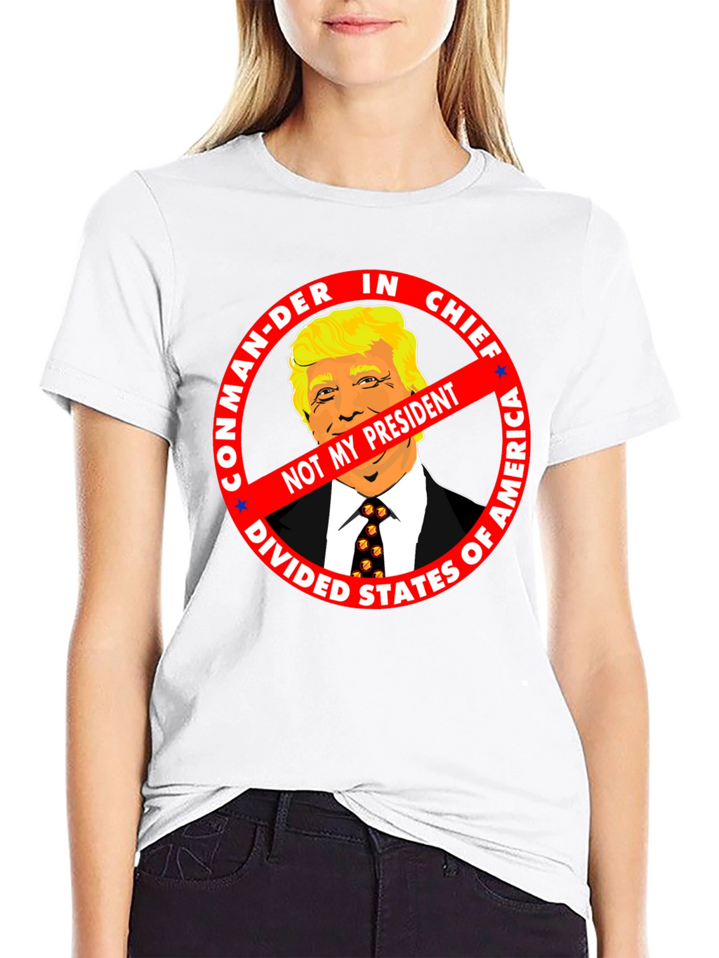 Not My President Anti-Trump Graphic Tee