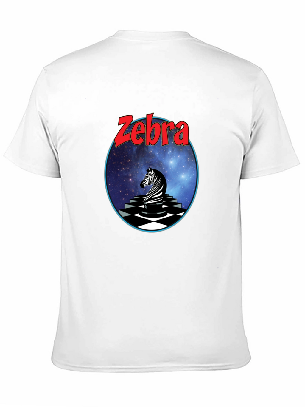 Zebra Graphic Tee - Black Cotton Blend