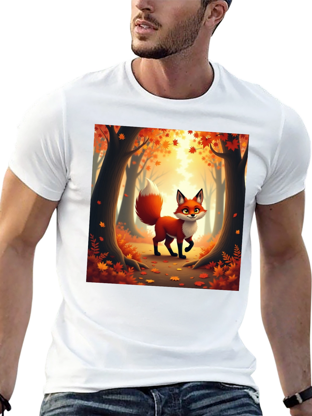 Autumn Fox Graphic Tee