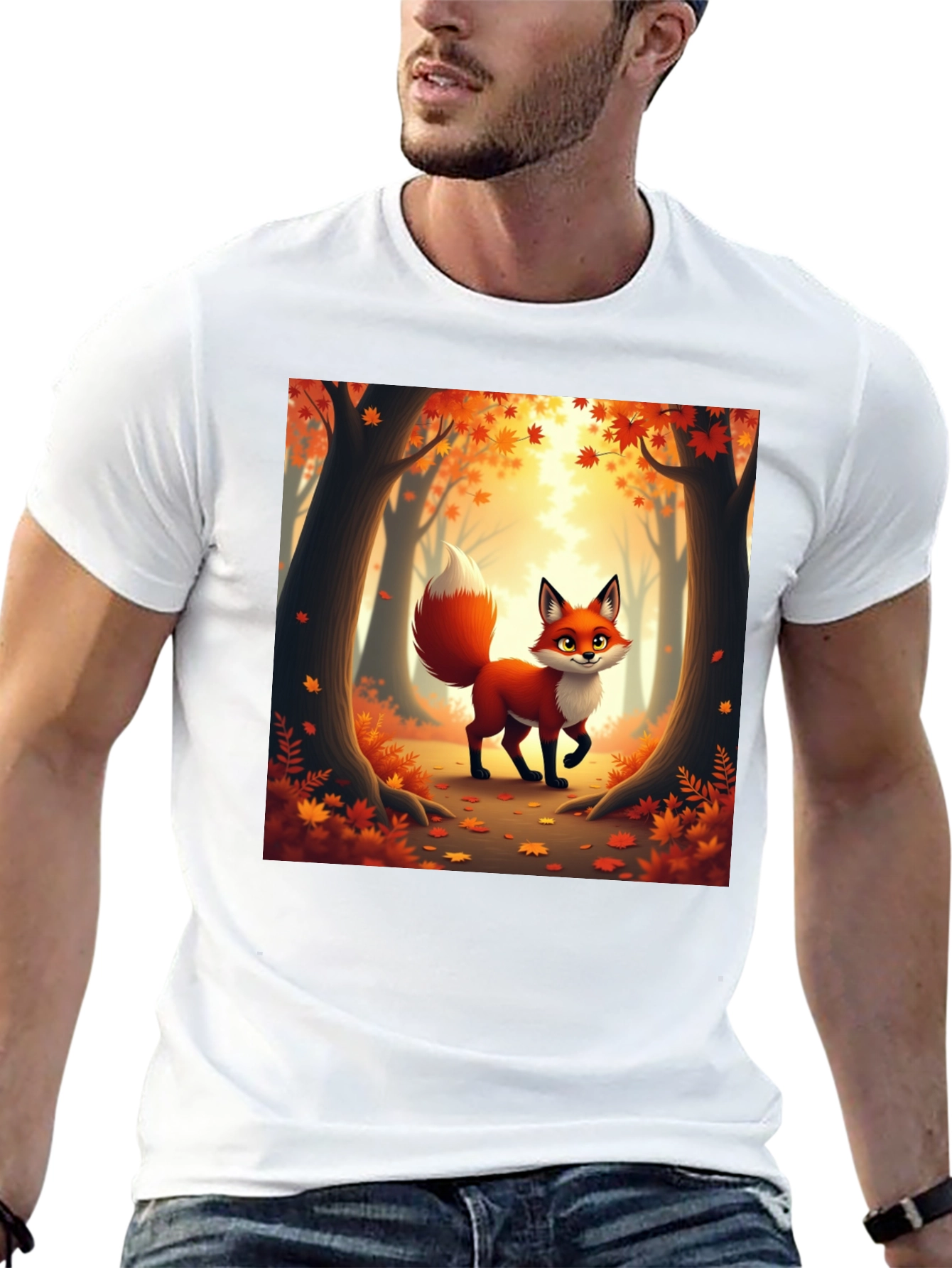 Autumn Fox Graphic Tee