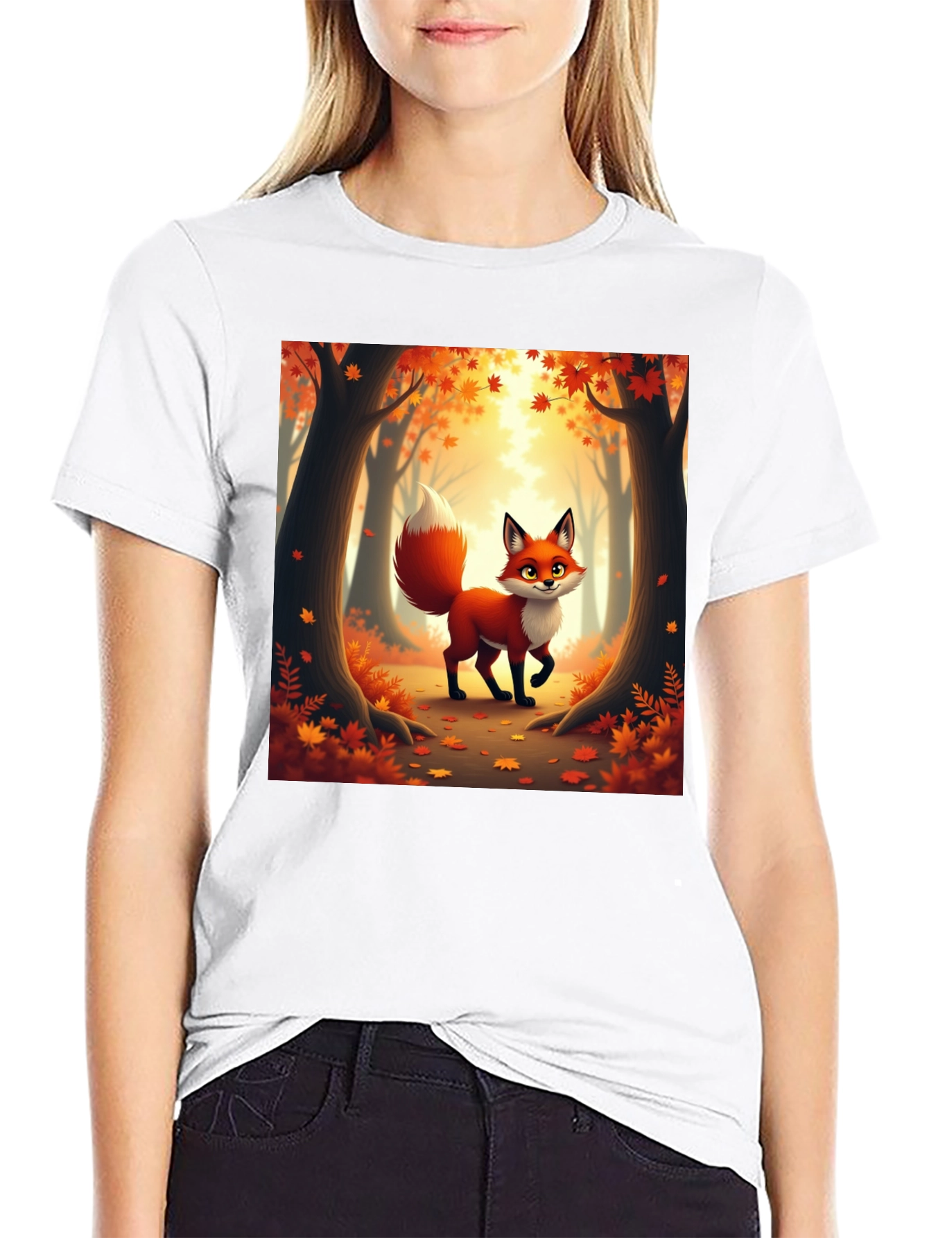 Autumn Fox Graphic Tee