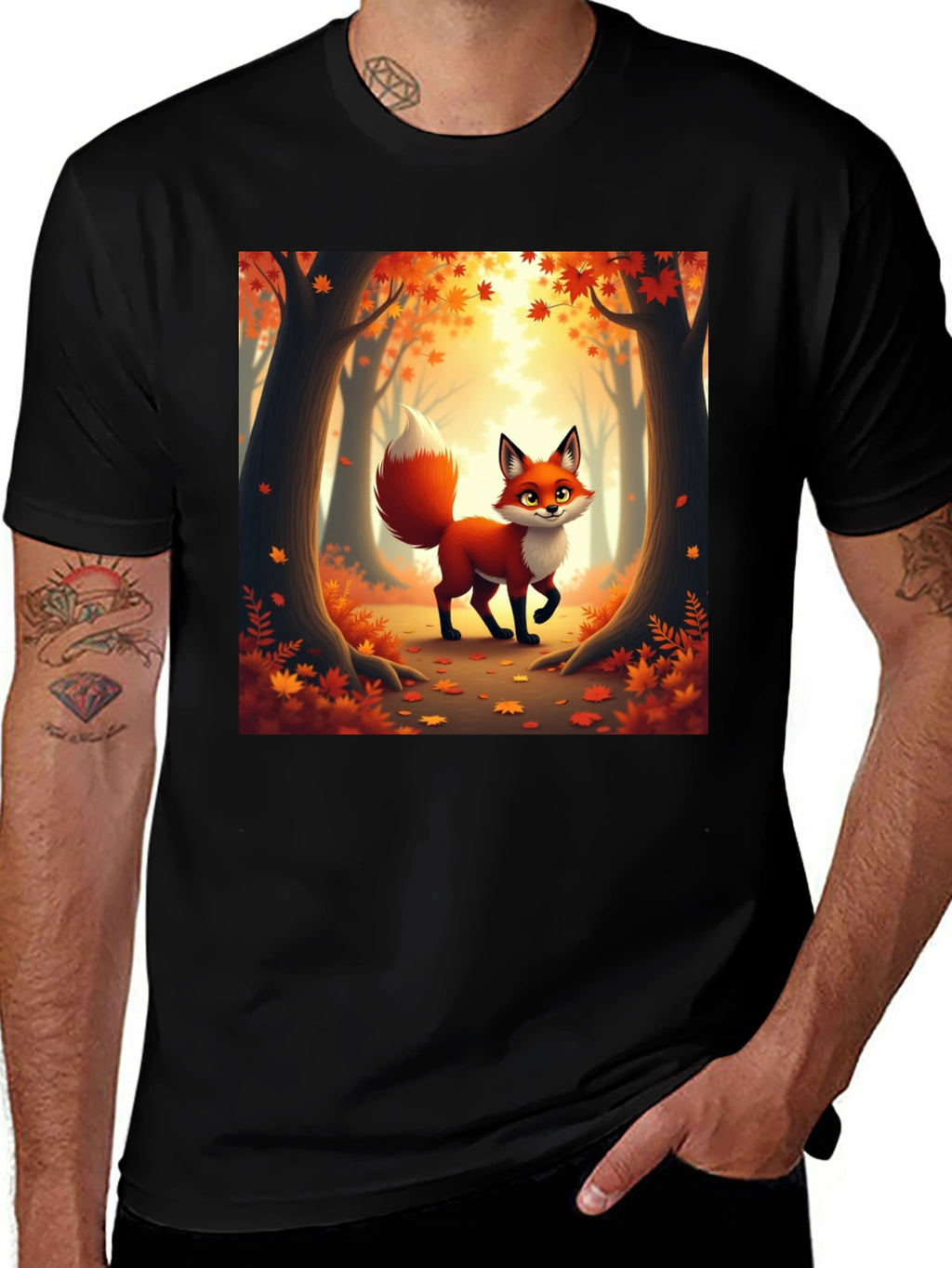 Autumn Fox Graphic Tee