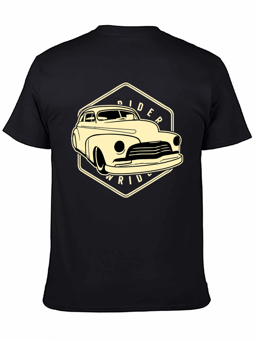 Classic Car Rider T-Shirt - Black