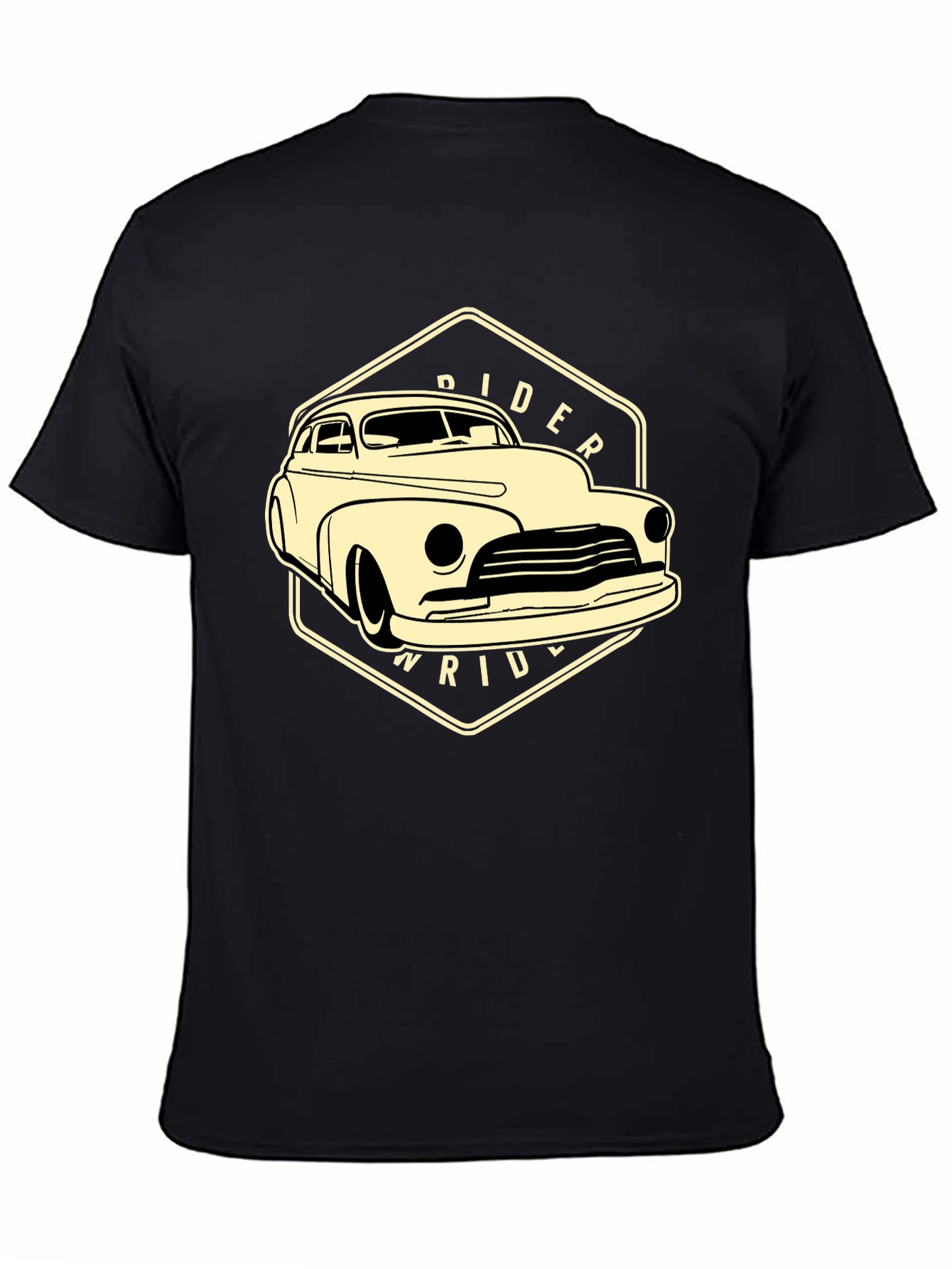 Classic Car Rider T-Shirt - Black