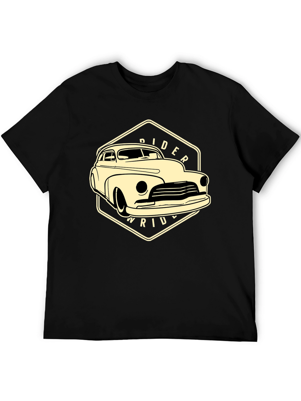 Classic Car Rider T-Shirt - Black