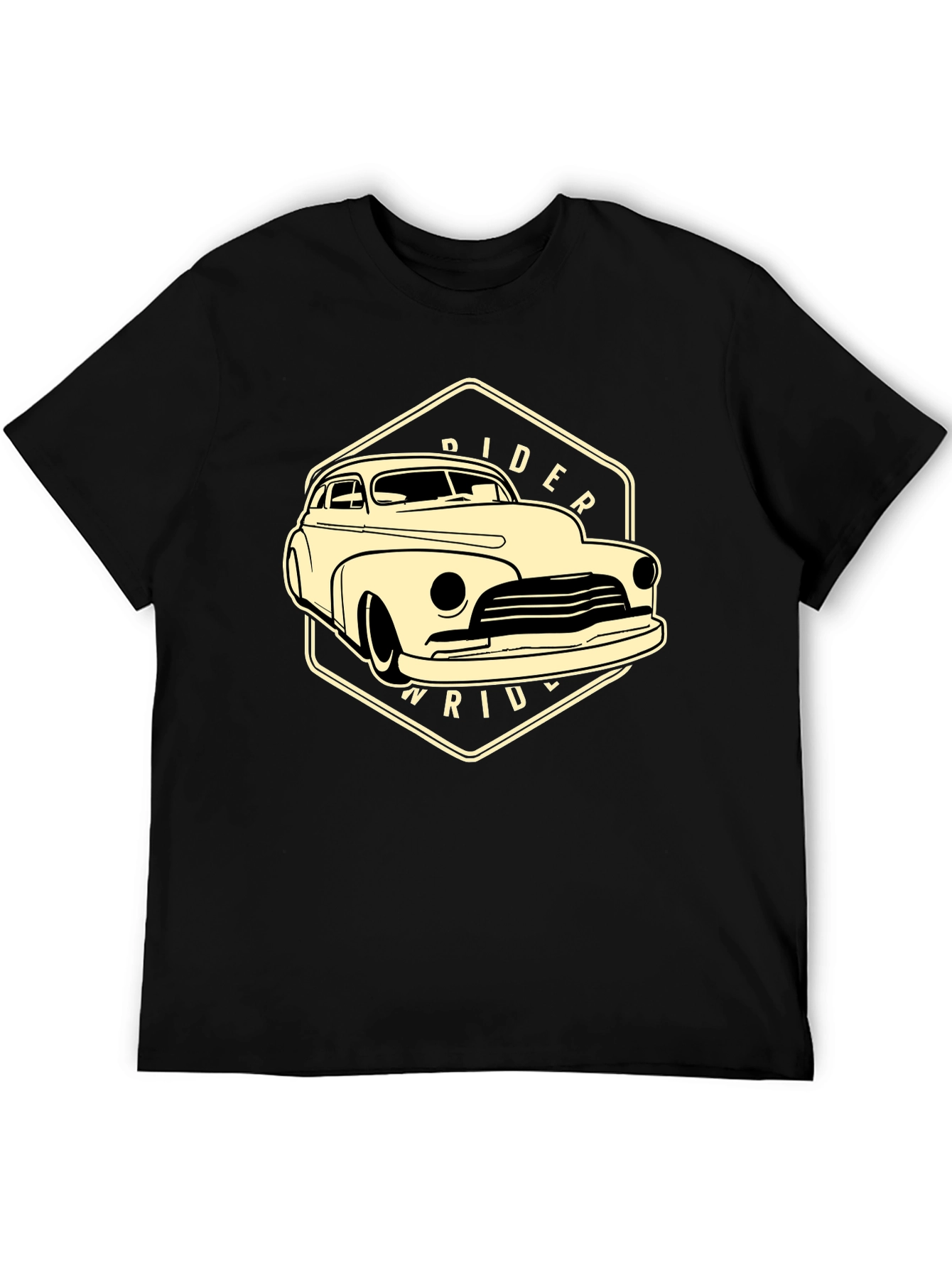 Classic Car Rider T-Shirt - Black