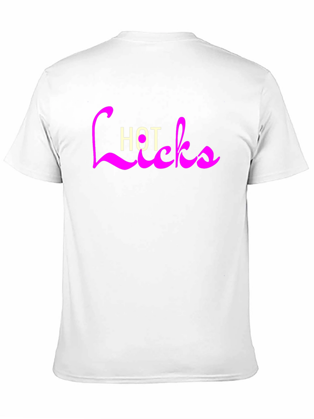 Hot Licks Graphic Tee - Black Casual T-Shirt