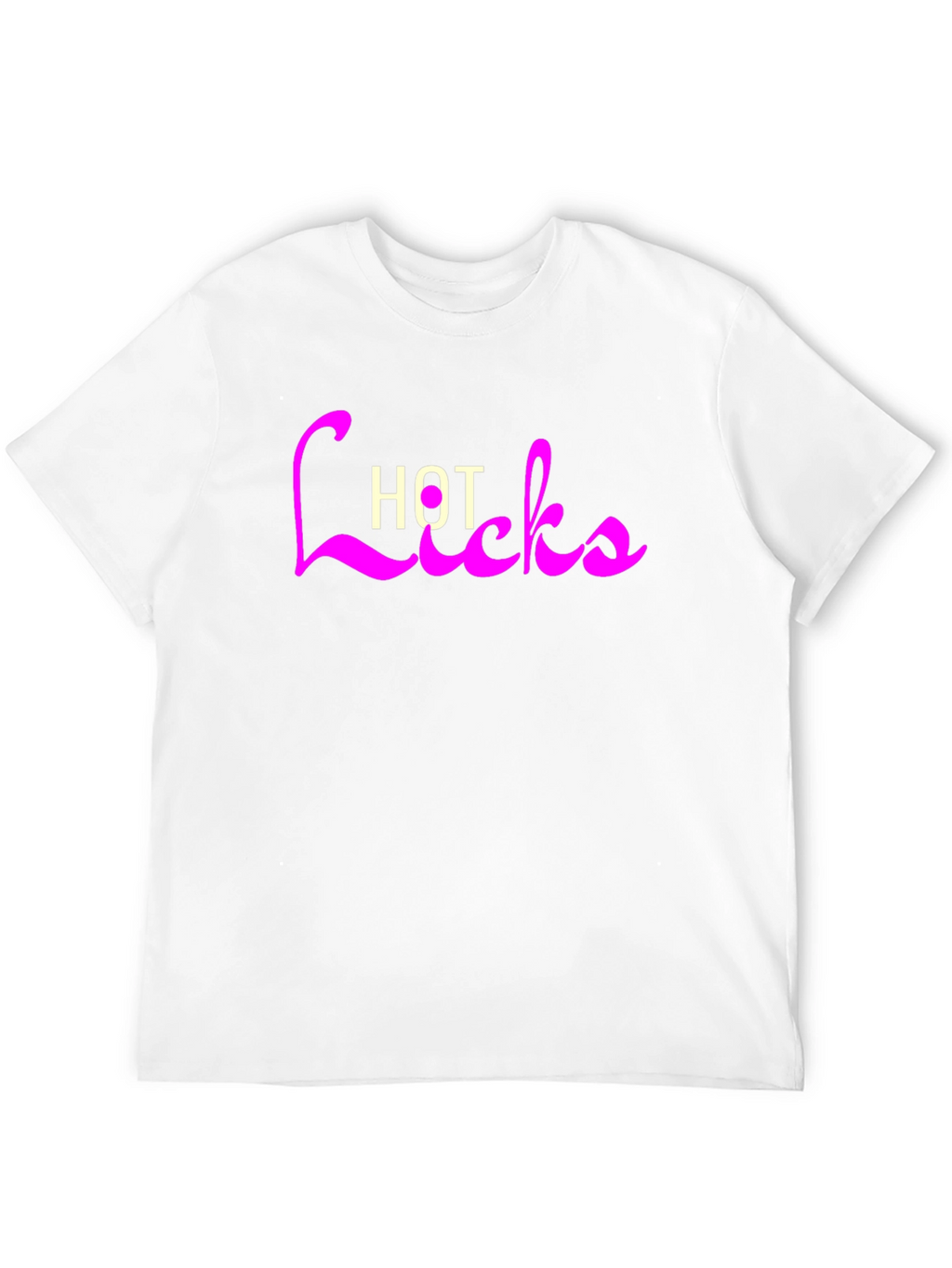 Hot Licks Graphic Tee - Black Casual T-Shirt