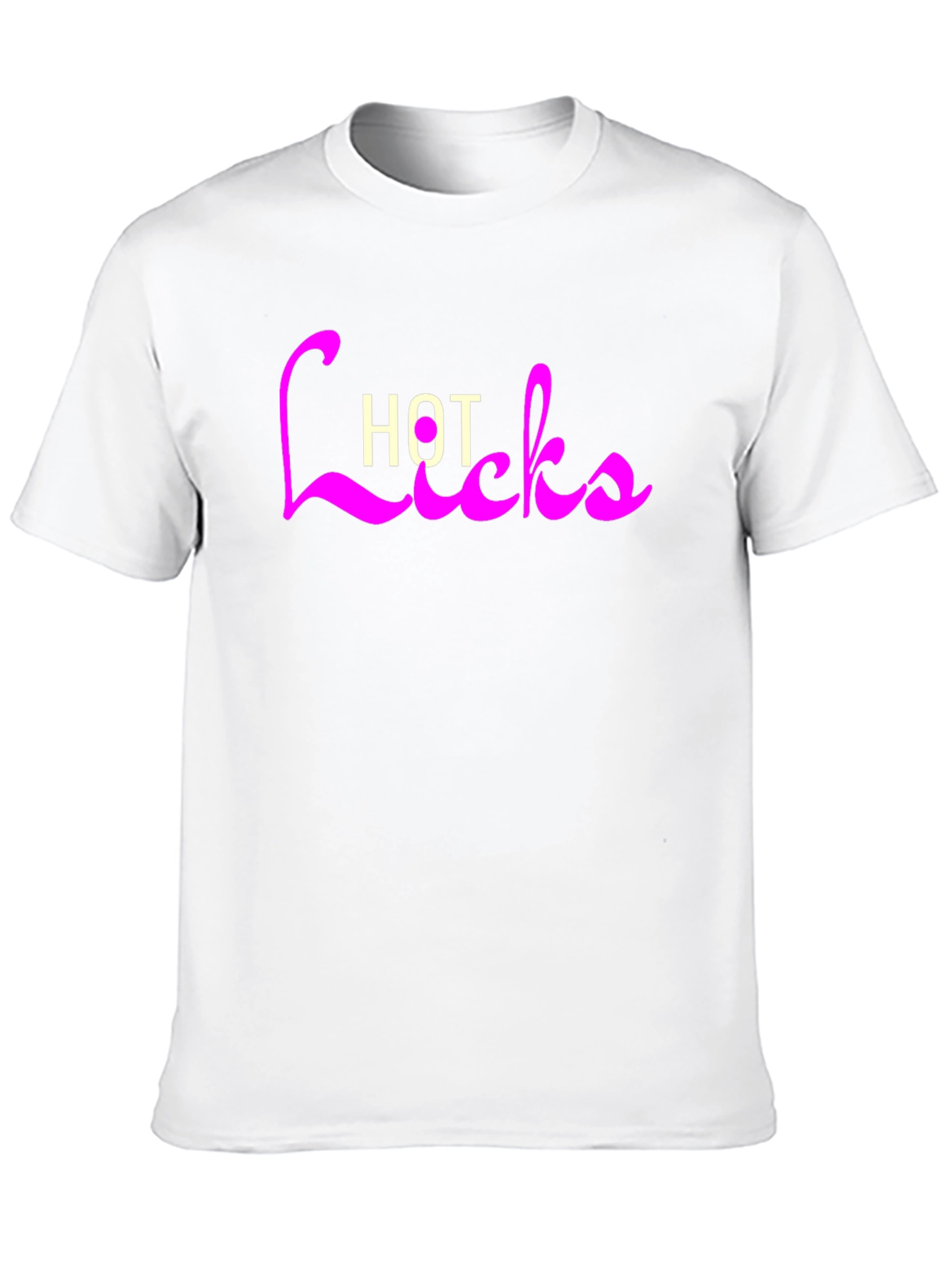 Hot Licks Graphic Tee - Black Casual T-Shirt