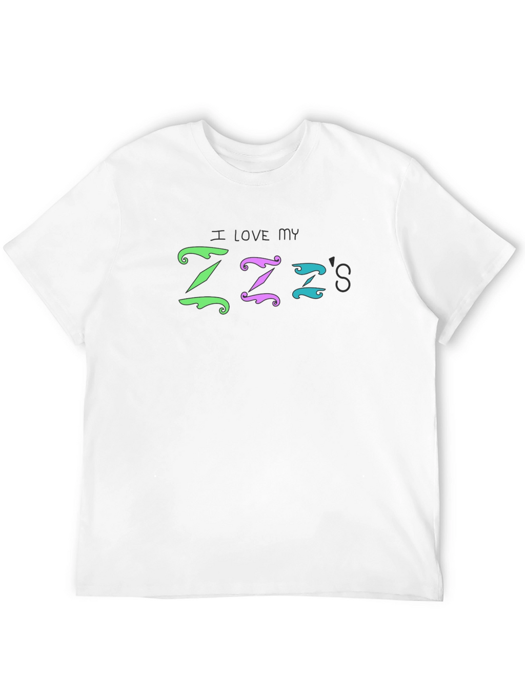 I Love My Zzzs T-Shirt - Fun Sleepwear