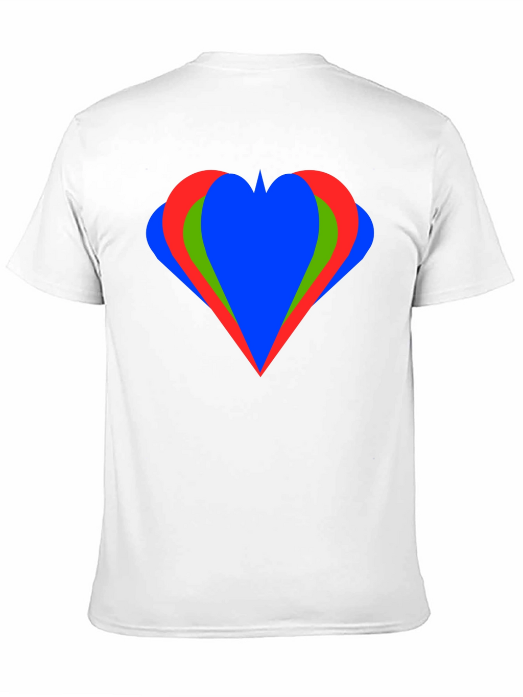 Heart Graphic Black T-Shirt Casual Style