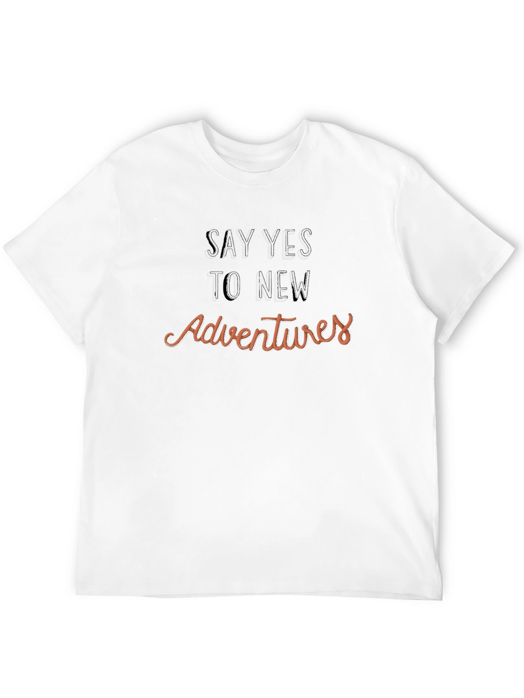 Say Yes to New Adventures Graphic T-Shirt