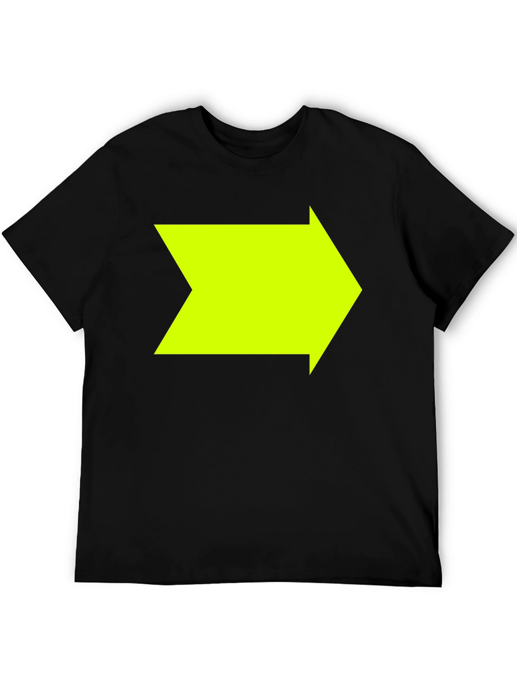 Right Arrow Graphic Black T-Shirt