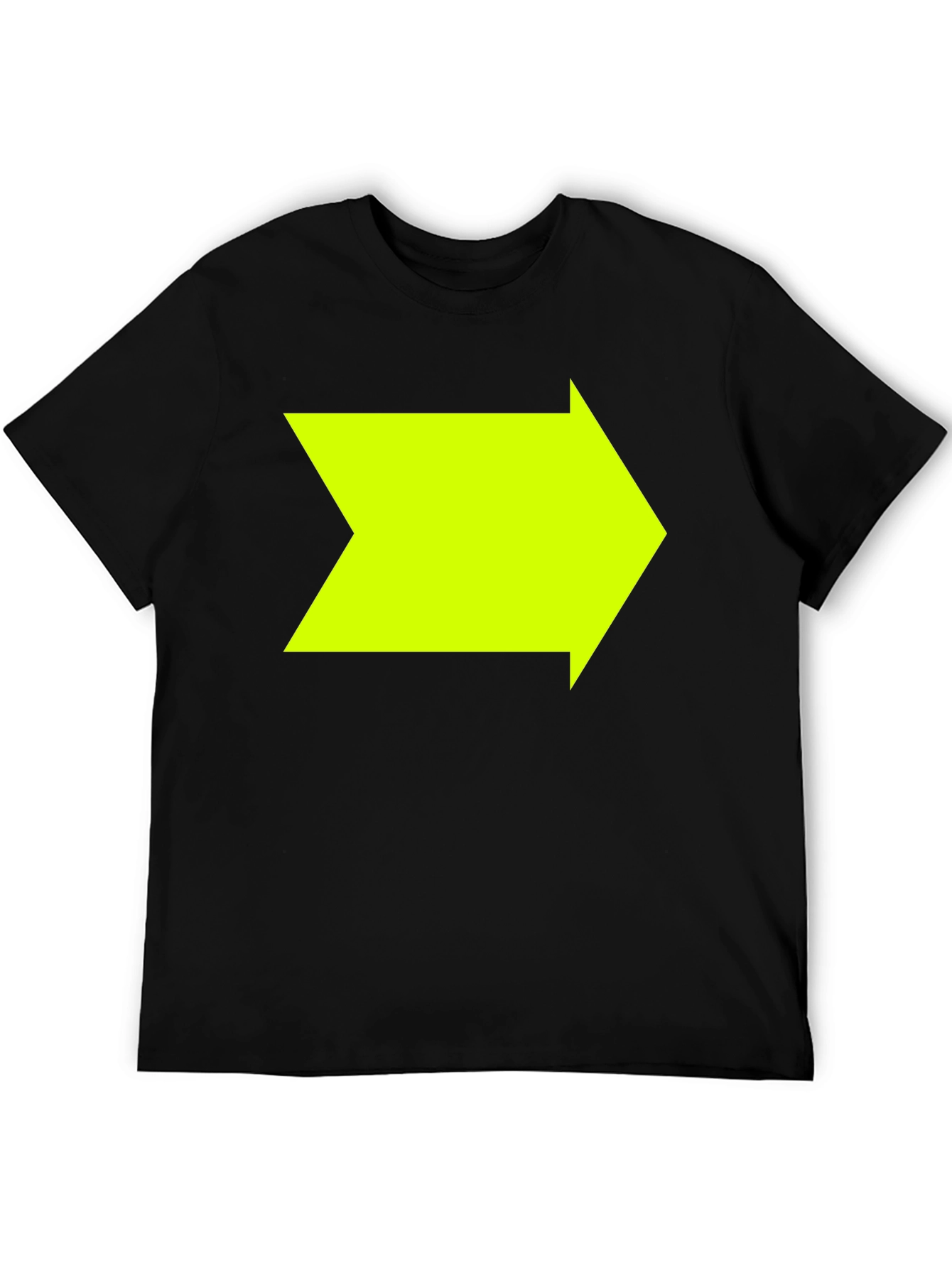 Right Arrow Graphic Black T-Shirt