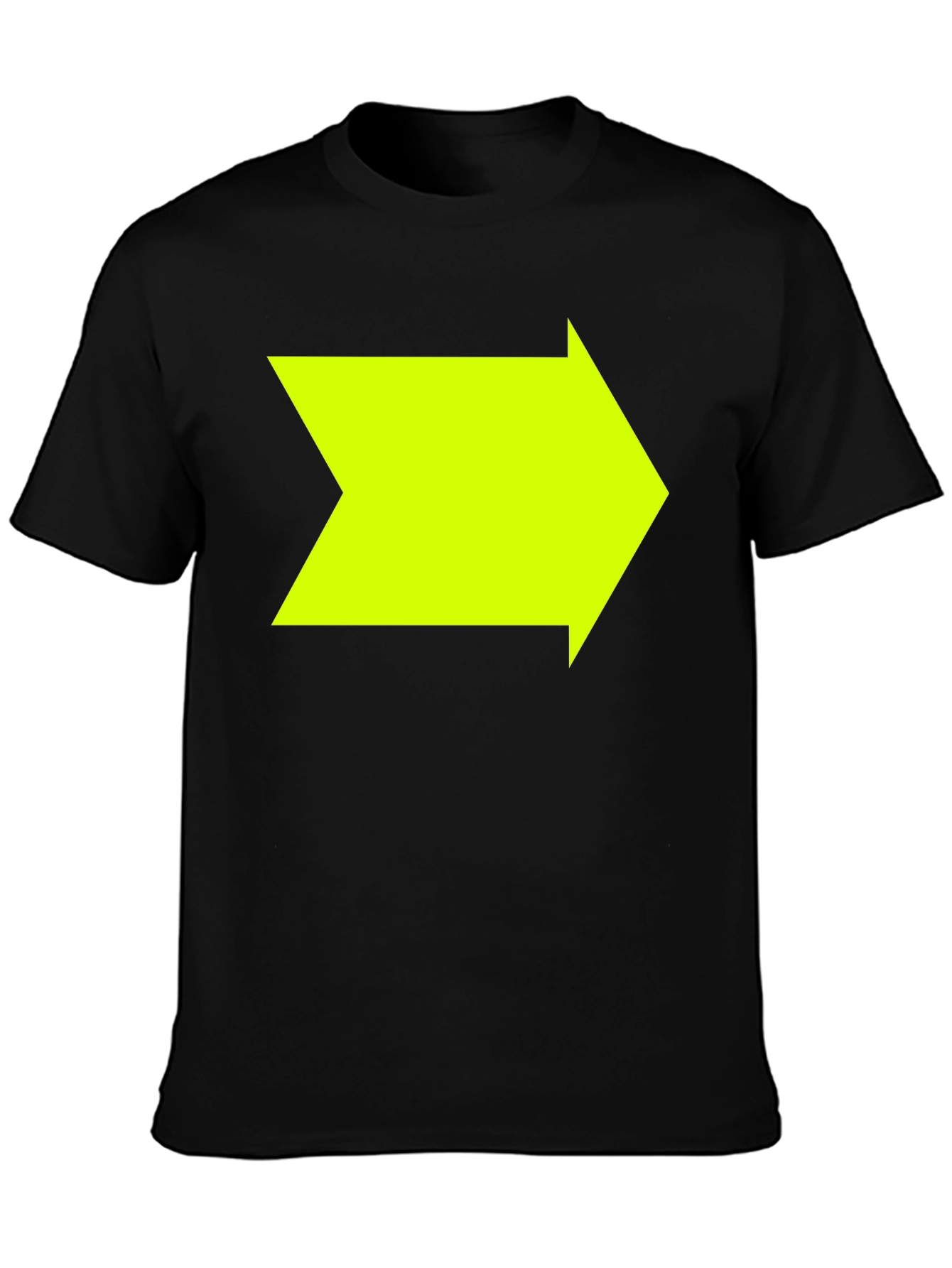 Right Arrow Graphic Black T-Shirt