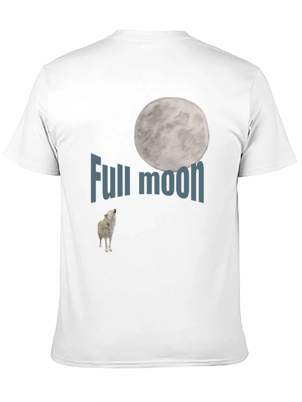 Full Moon Wolf Graphic Tee