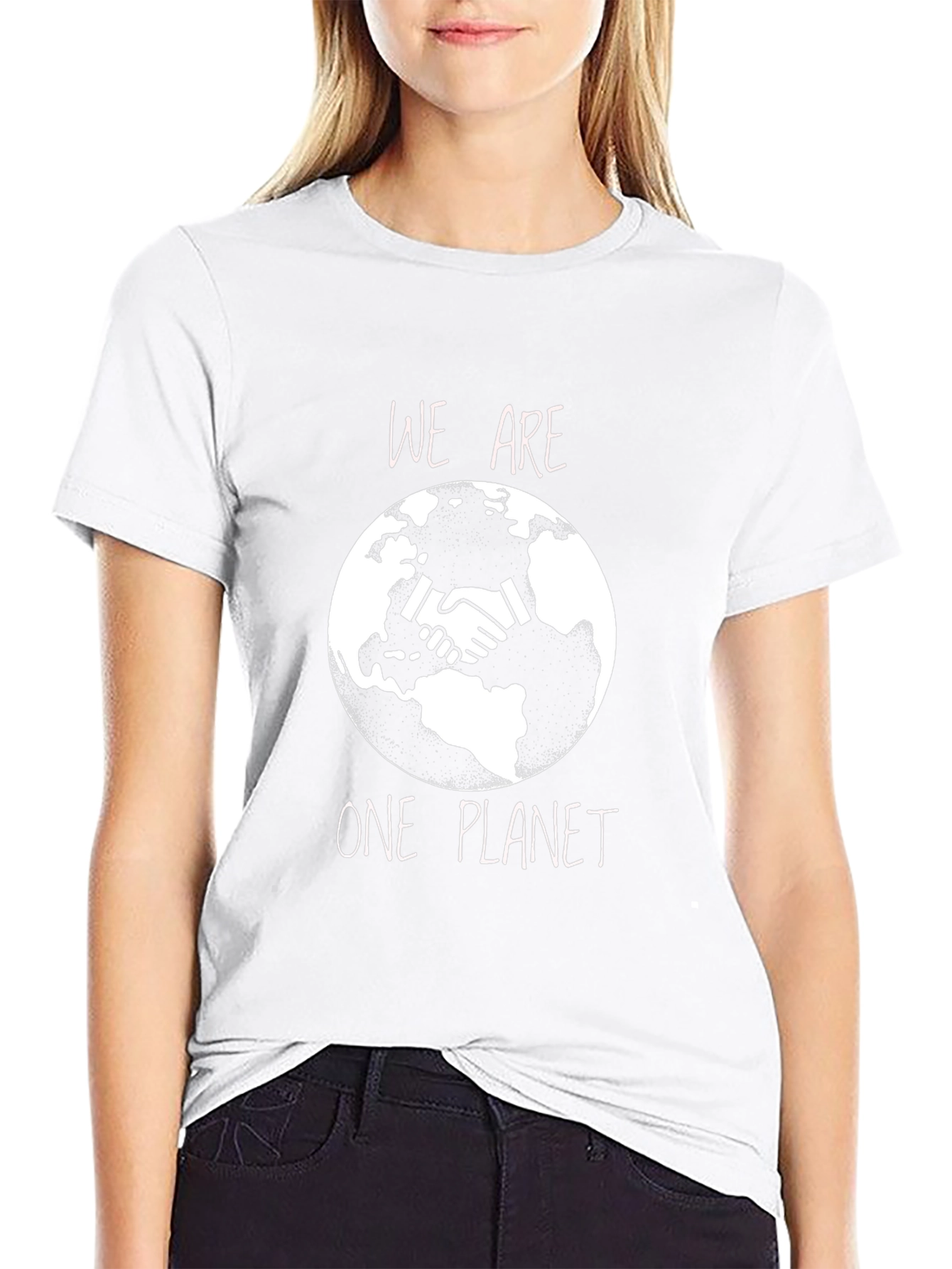 We Are One Planet T-Shirt - Eco-Friendly Design