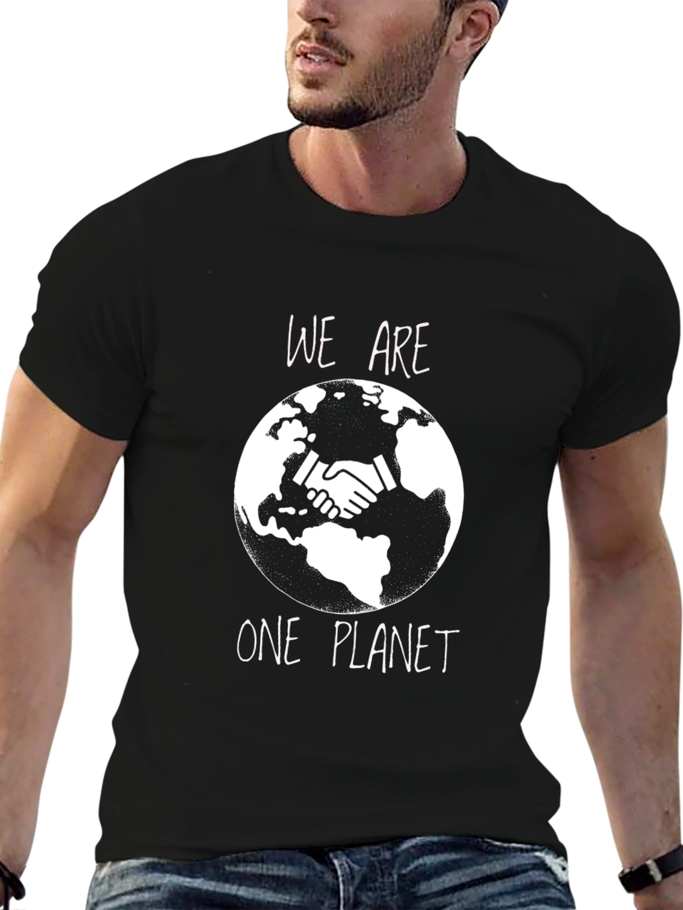 We Are One Planet T-Shirt - Eco-Friendly Design