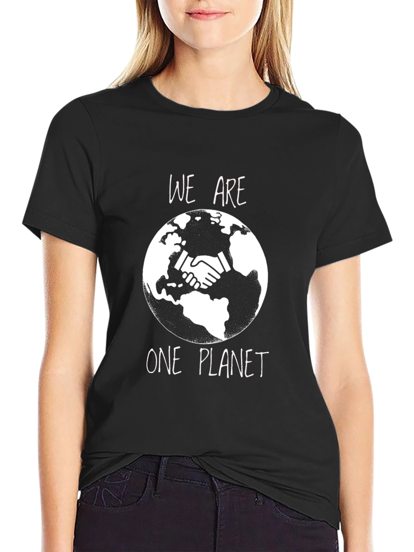 We Are One Planet T-Shirt - Eco-Friendly Design