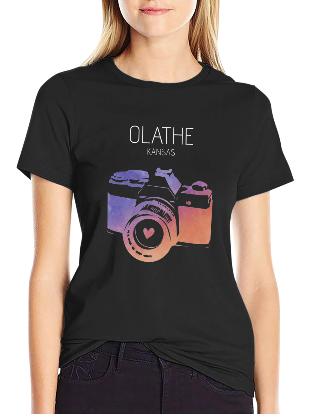 Olathe Kansas Camera Graphic T-Shirt