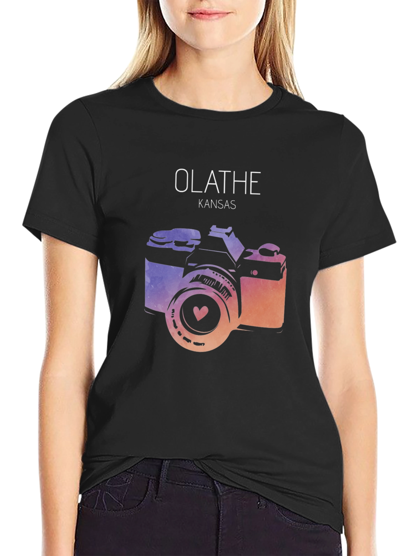 Olathe Kansas Camera Graphic T-Shirt