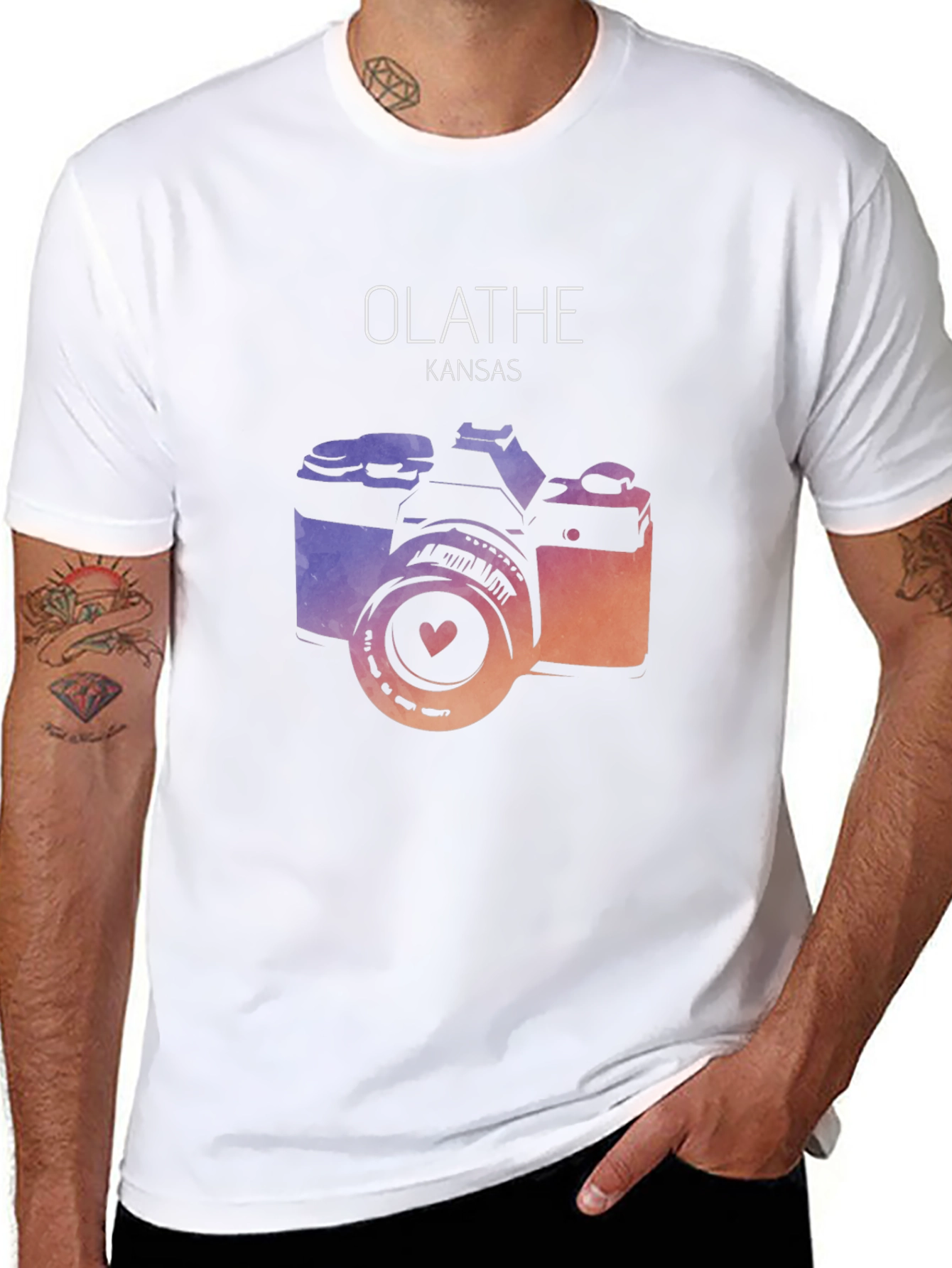 Olathe Kansas Camera Graphic T-Shirt