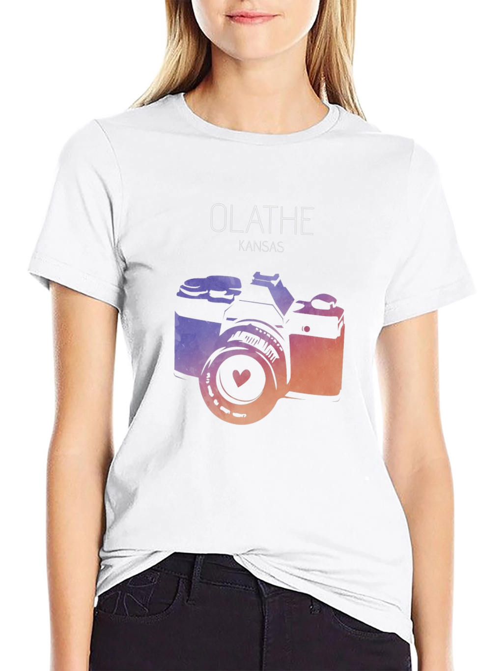 Olathe Kansas Camera Graphic T-Shirt