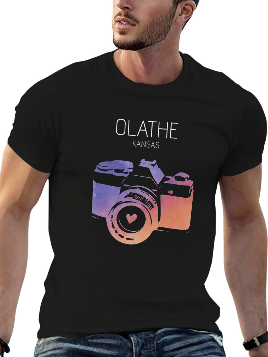 Olathe Kansas Camera Graphic T-Shirt