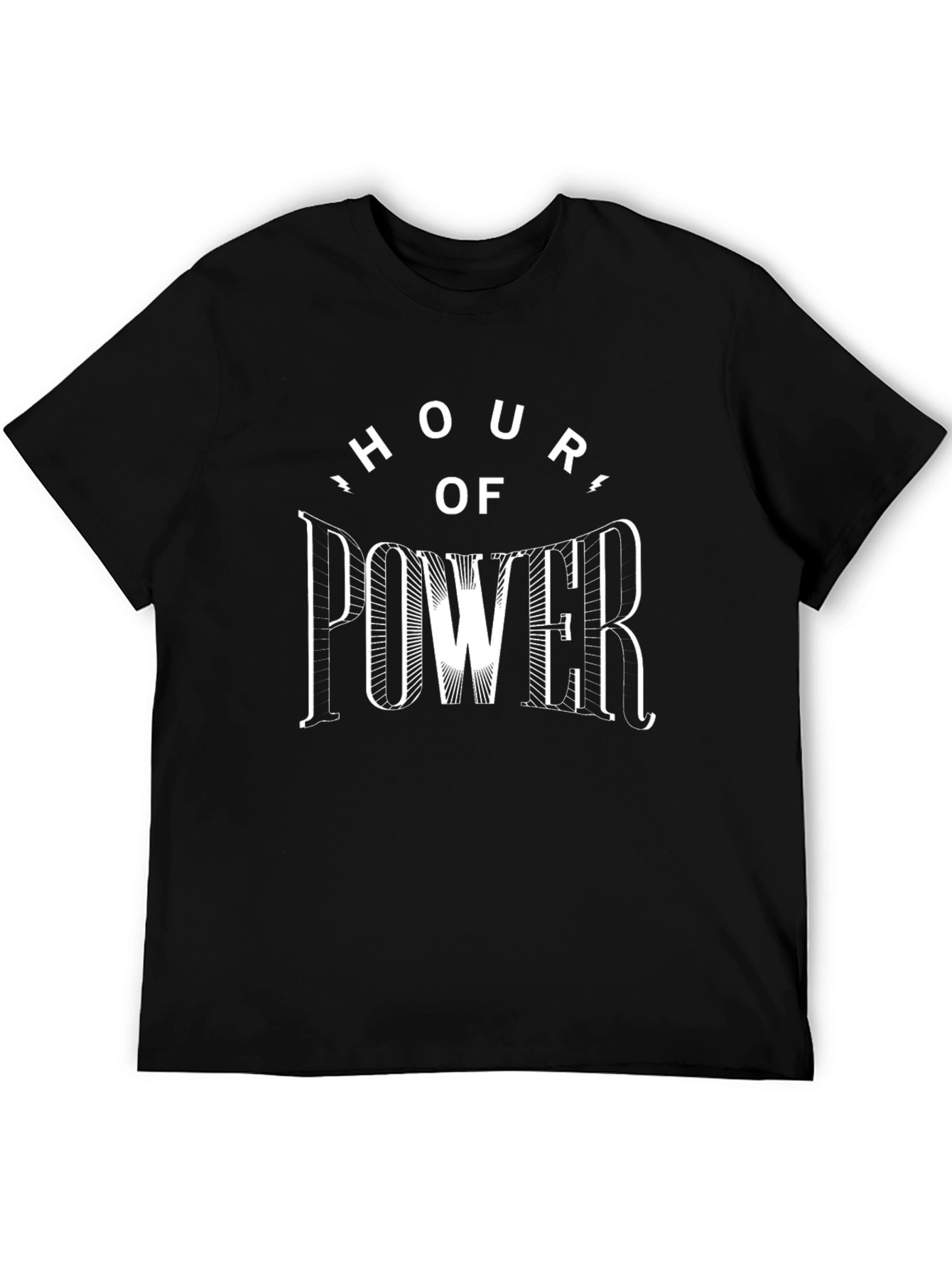 Hour of Power Black Graphic Tee