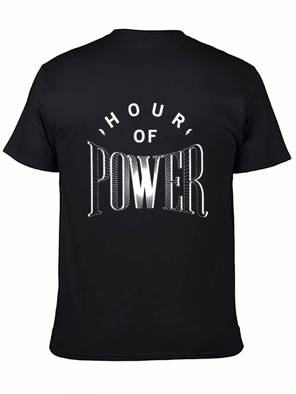 Hour of Power Black Graphic Tee