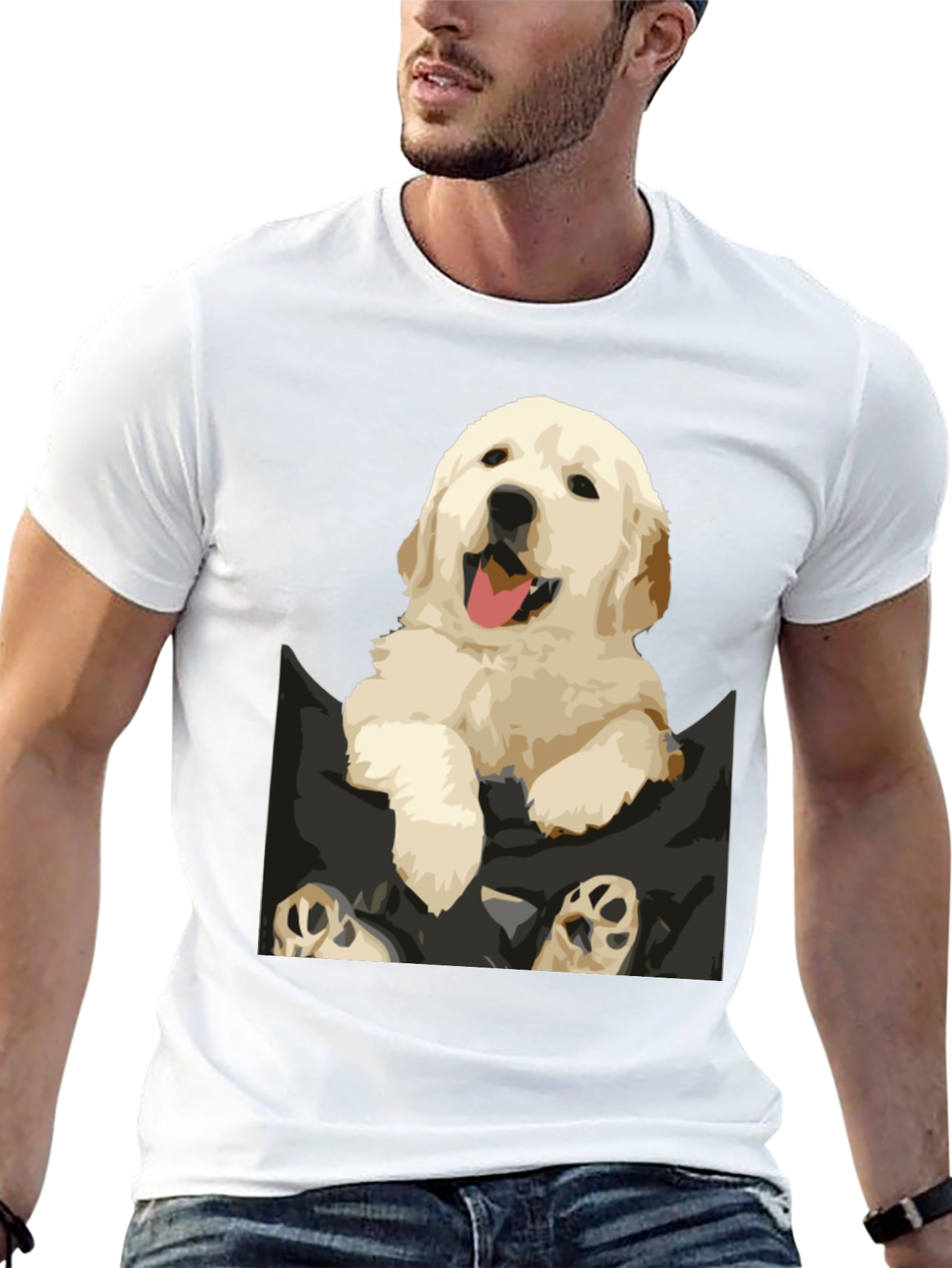 Puppy Pocket Graphic Tee