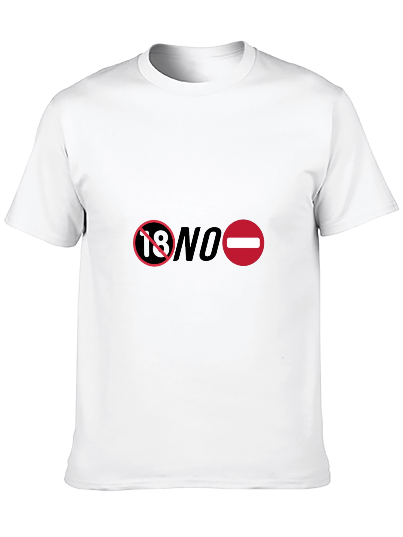 Edgy Black T-Shirt - NO Graphic Tee