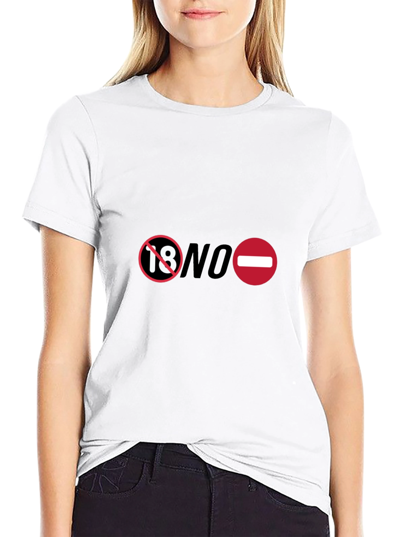 Edgy Black T-Shirt - NO Graphic Tee