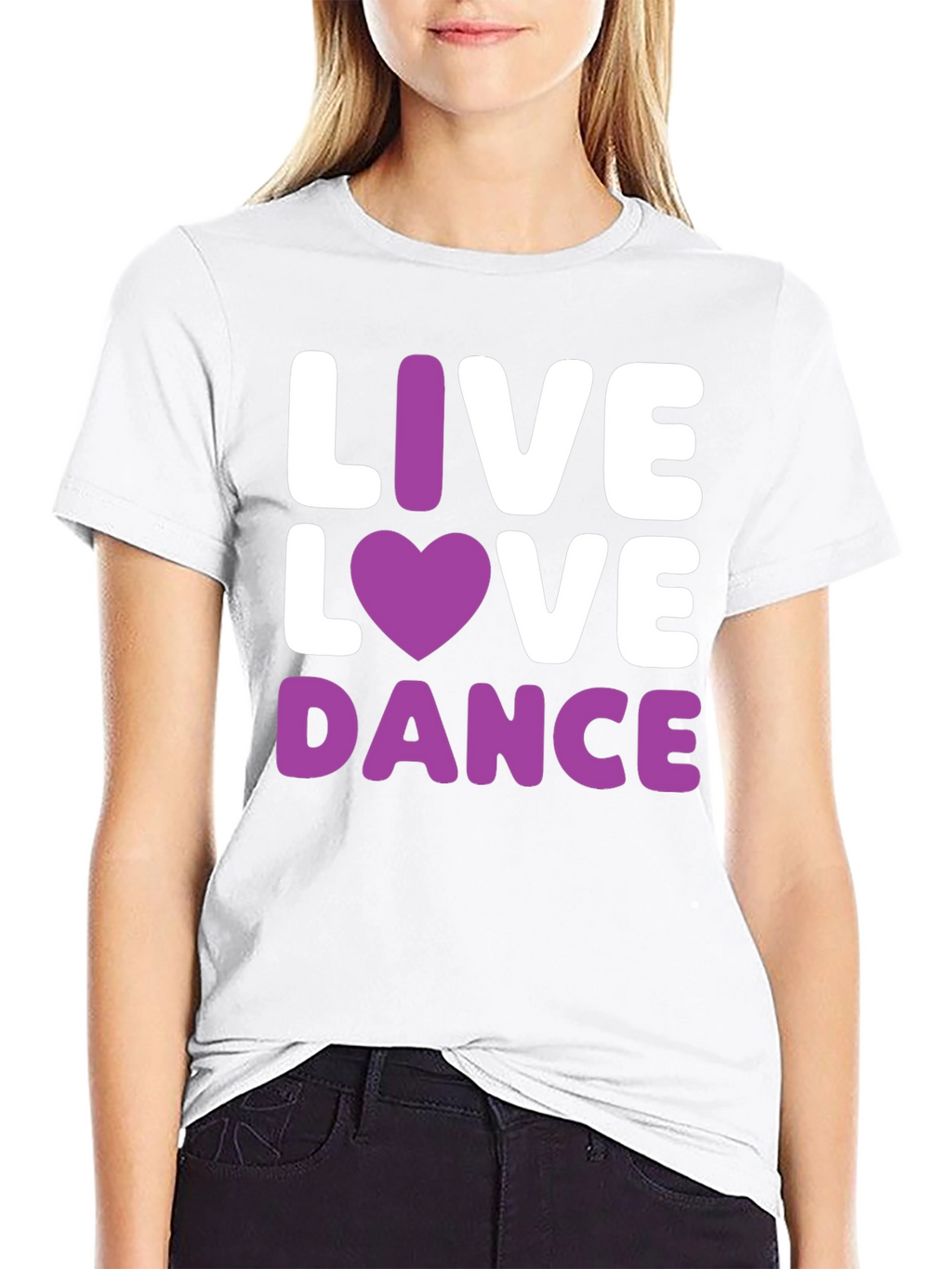 Live Love Dance T-Shirt - Black