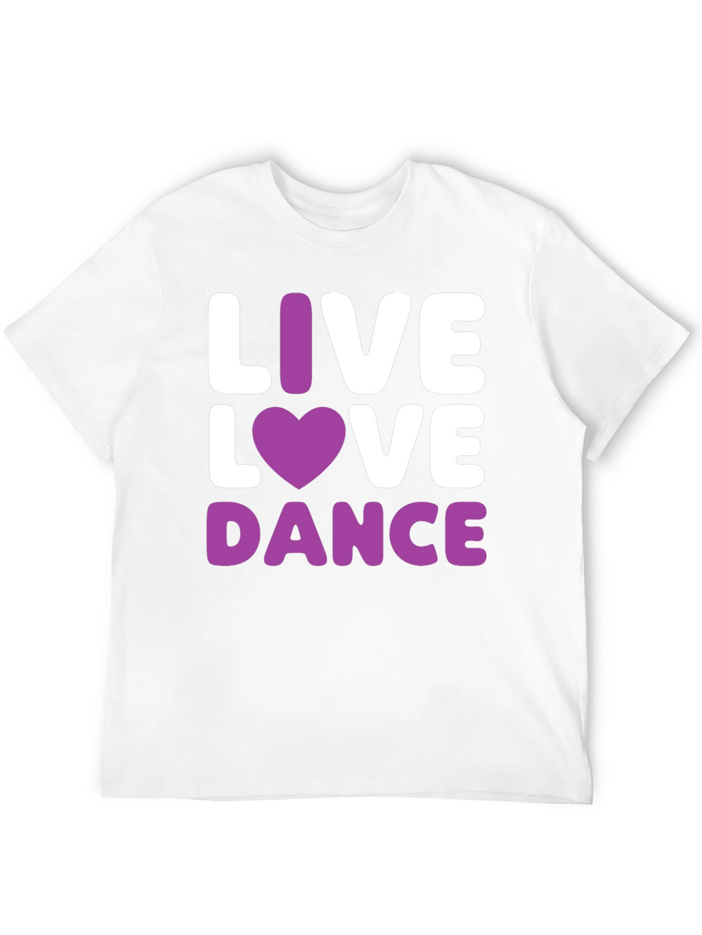 Live Love Dance T-Shirt - Black