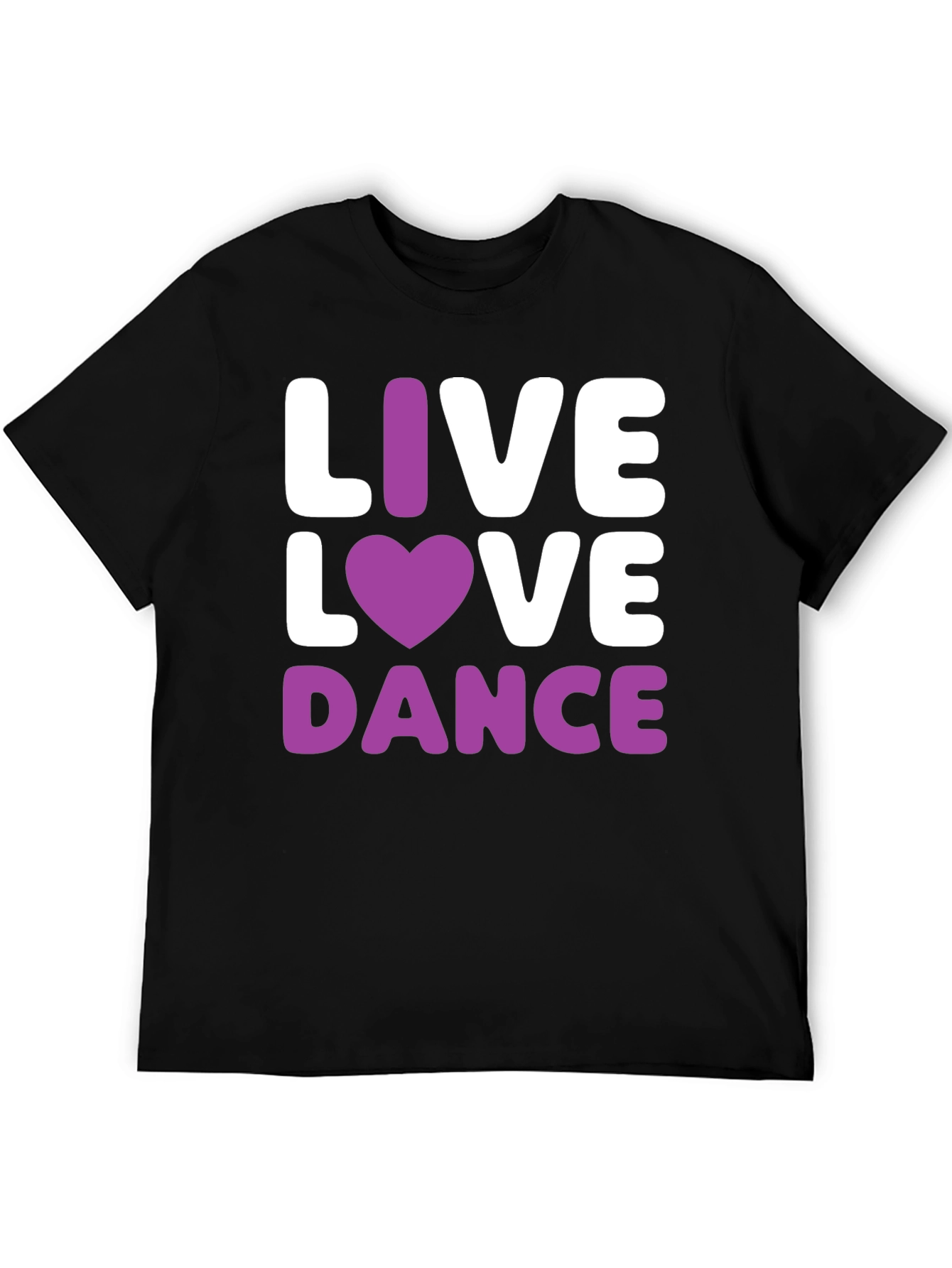 Live Love Dance T-Shirt - Black