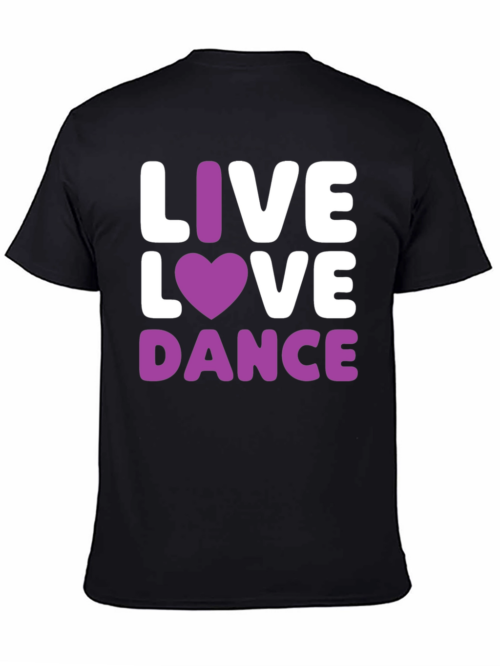 Live Love Dance T-Shirt - Black