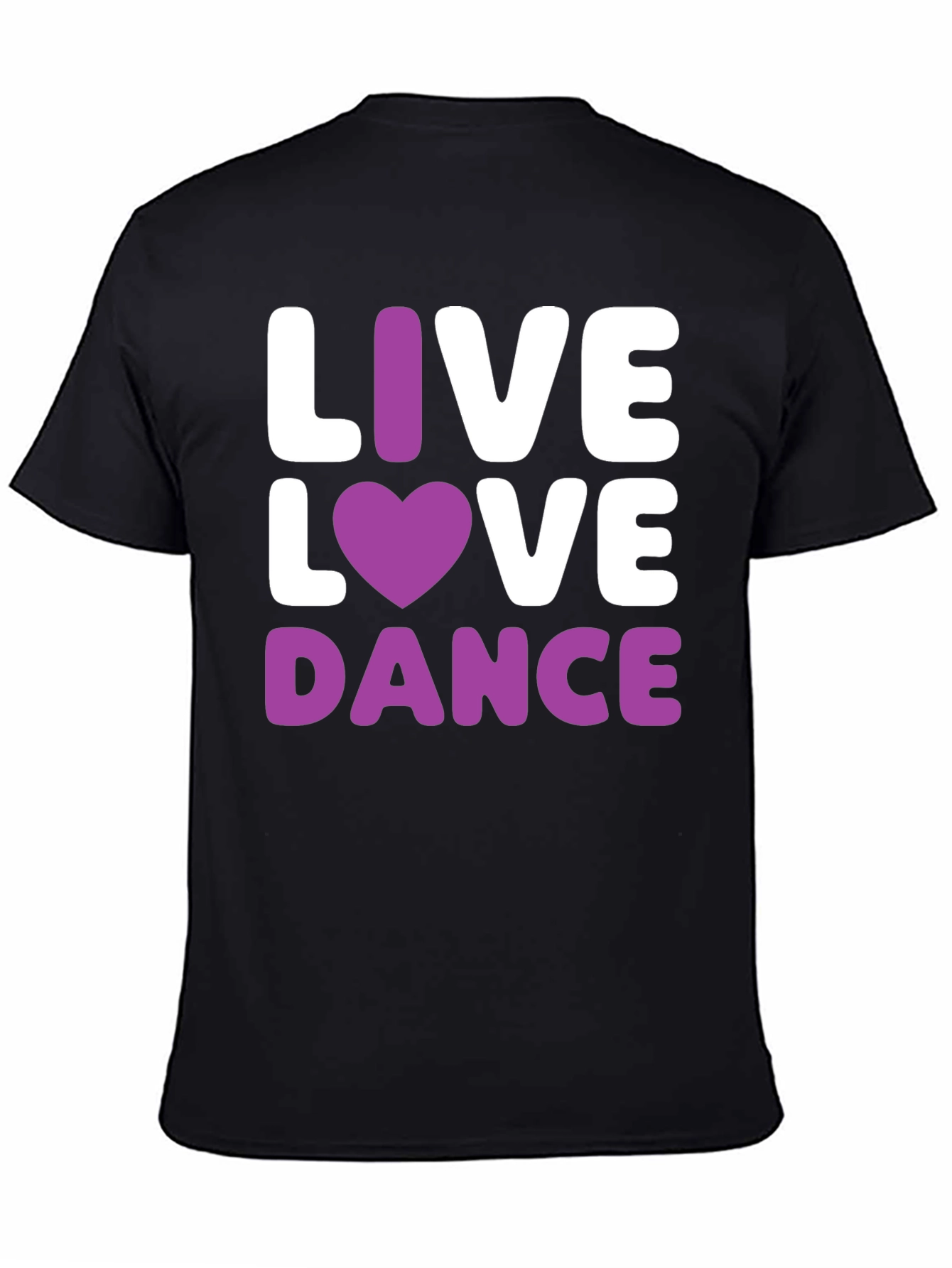 Live Love Dance T-Shirt - Black