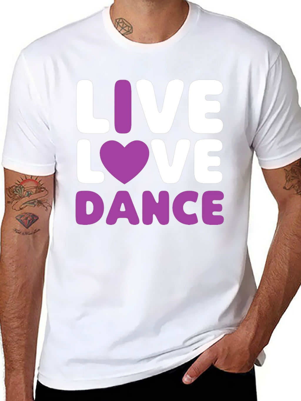 Live Love Dance T-Shirt - Black