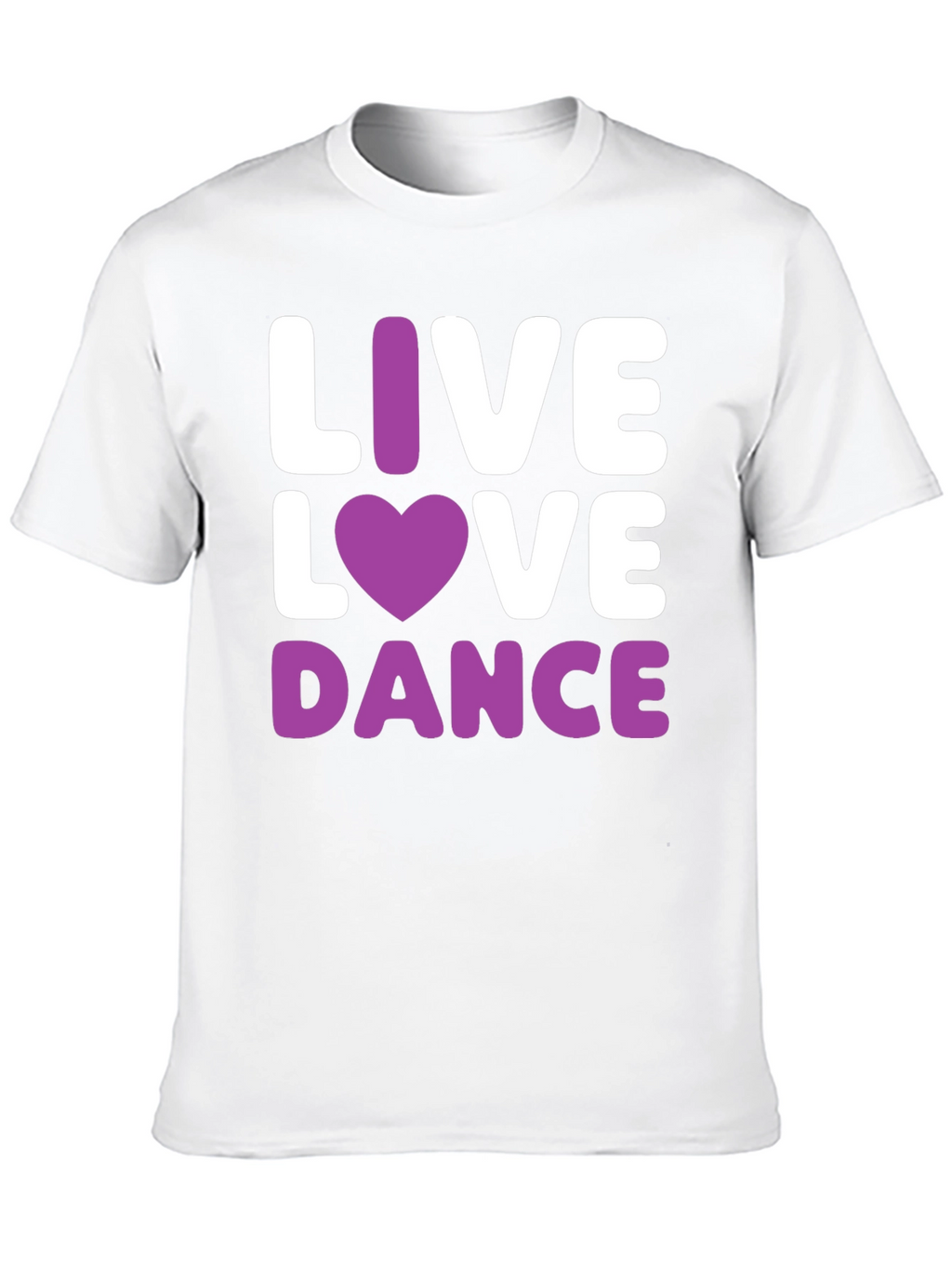 Live Love Dance T-Shirt - Black