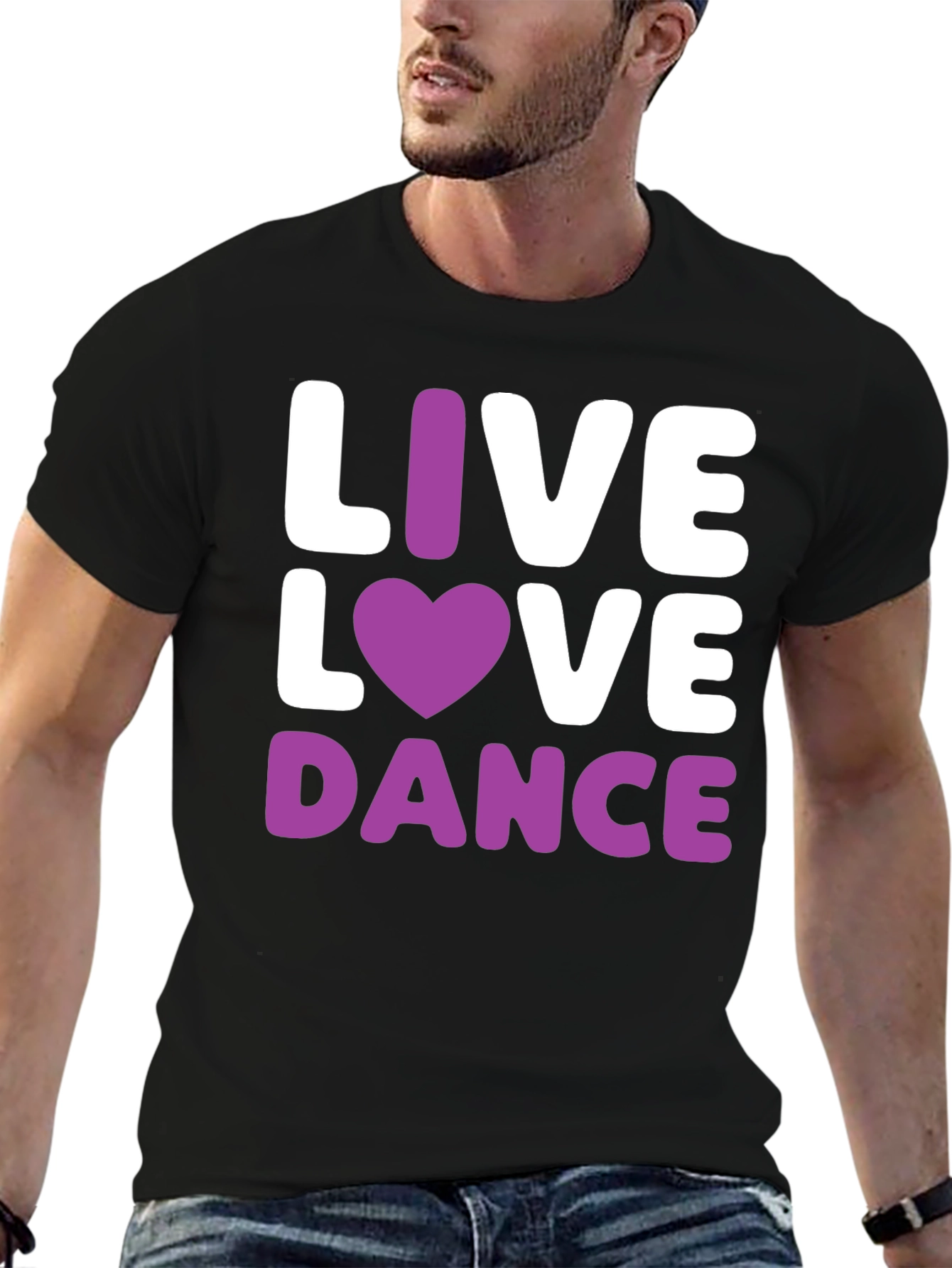 Live Love Dance T-Shirt - Black