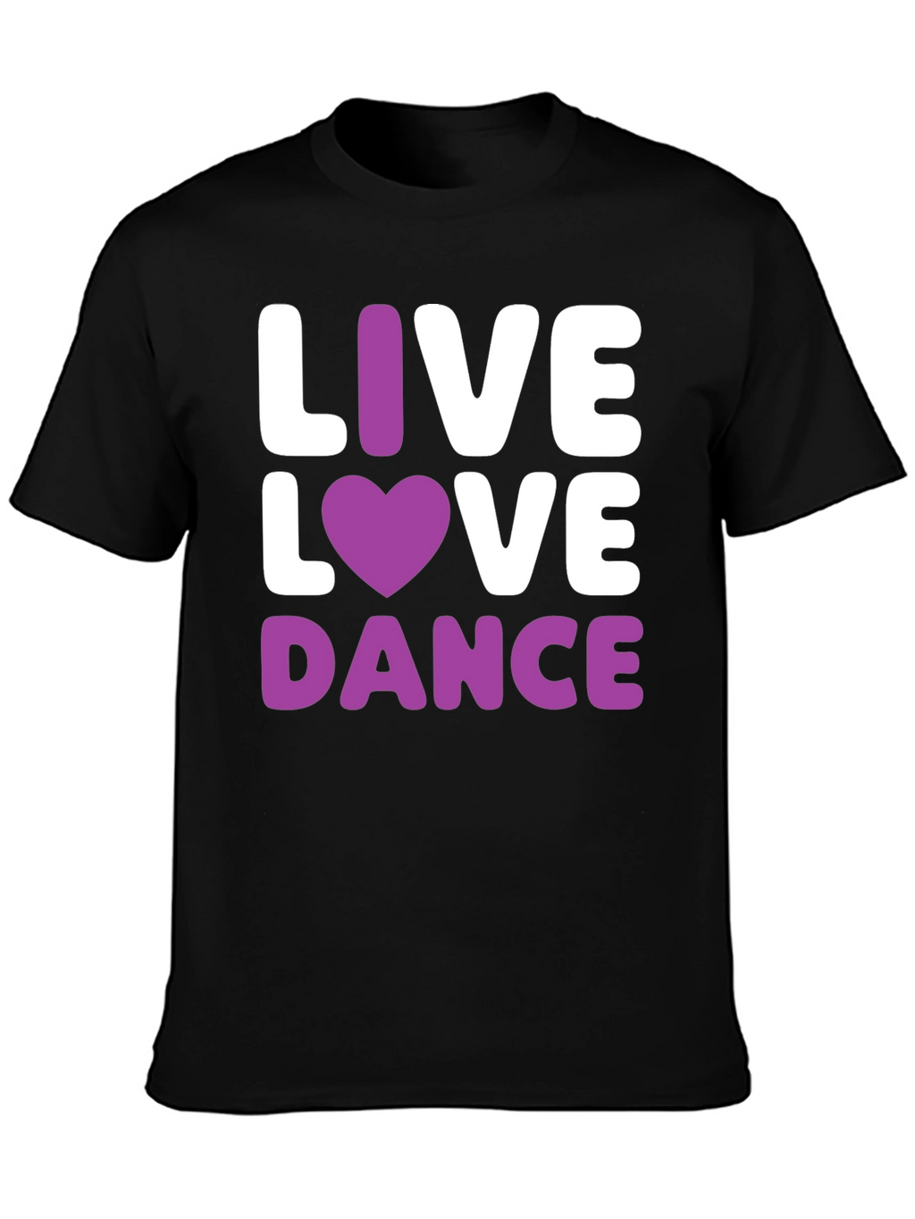 Live Love Dance T-Shirt - Black