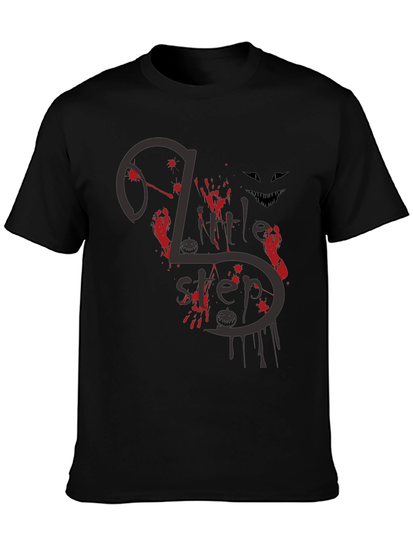 Halloween 2 Little Steps Black Tee