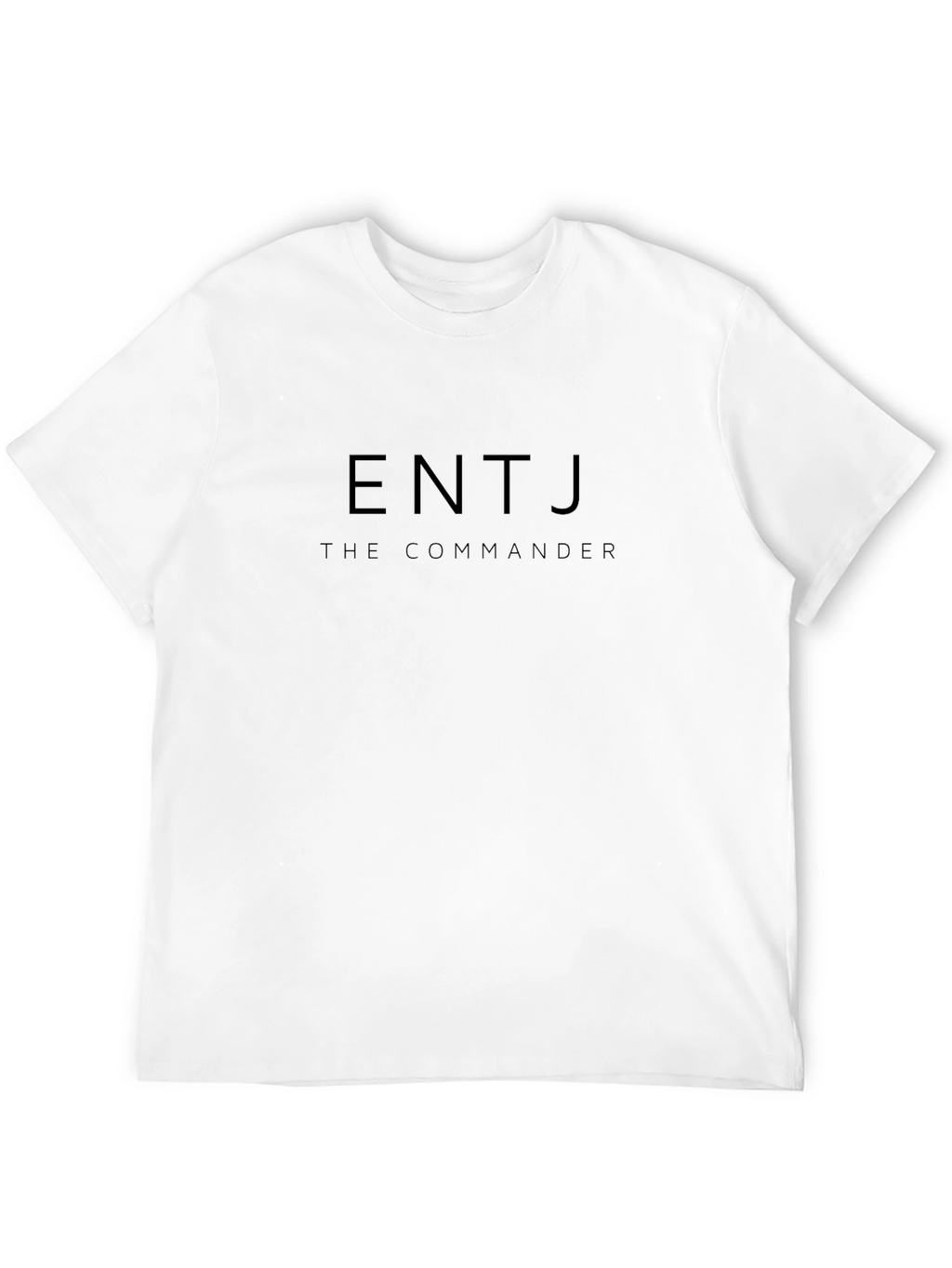 ENTJ Commander Black T-Shirt - Myers Briggs Personality Tee