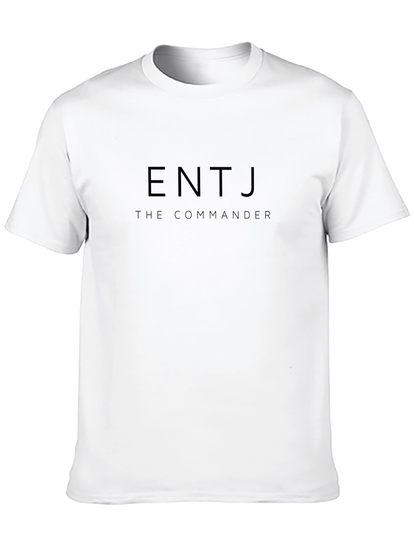 ENTJ Commander Black T-Shirt - Myers Briggs Personality Tee