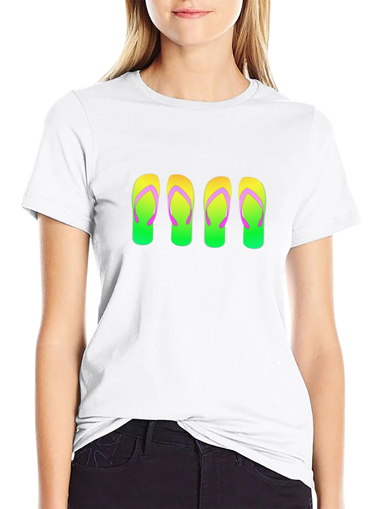Flip Flop Graphic Tee - Summer Ready!