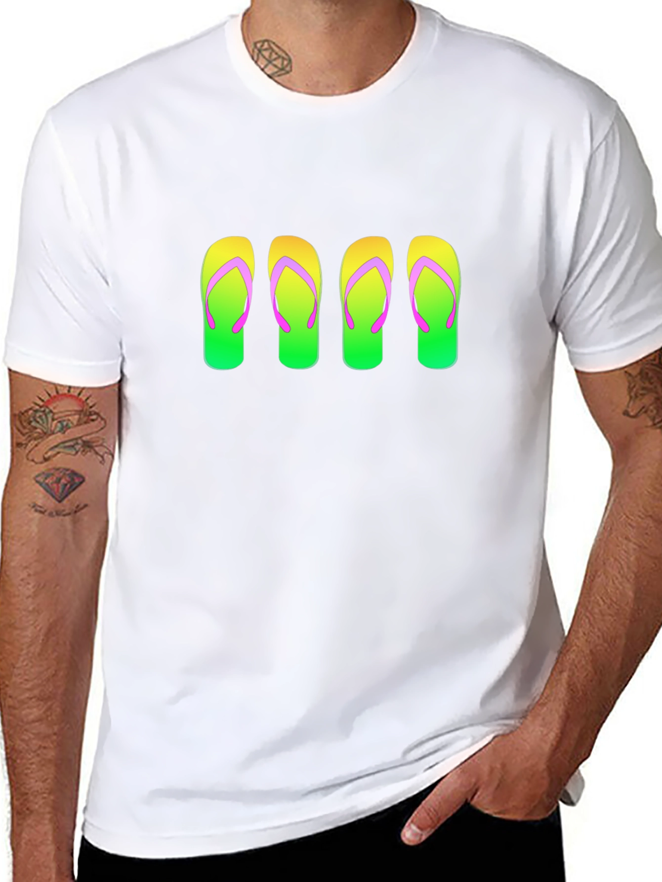 Flip Flop Graphic Tee - Summer Ready!