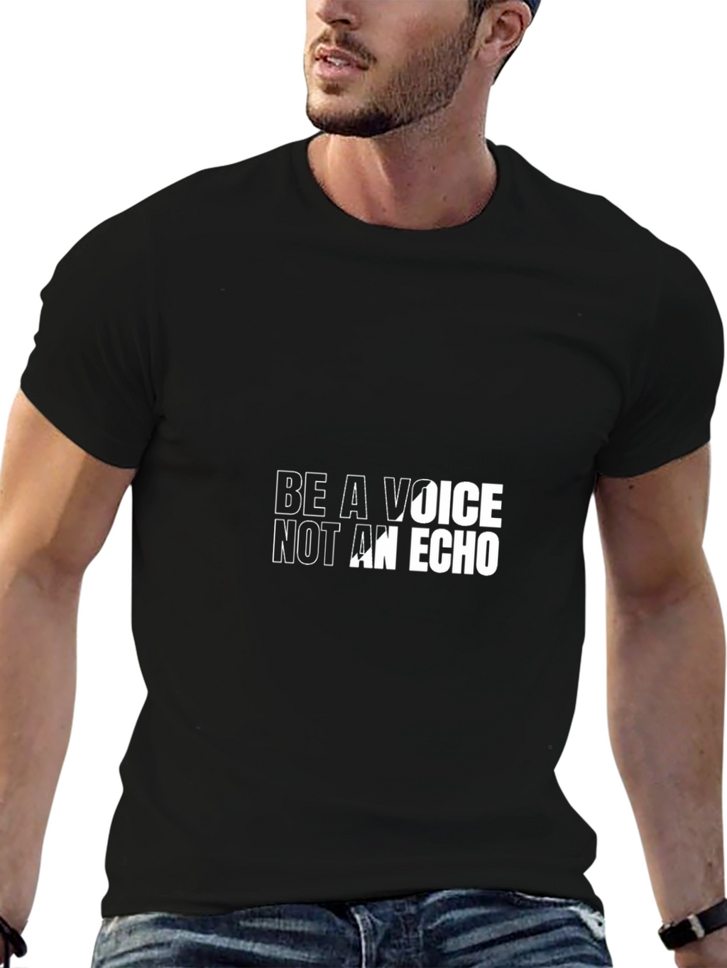 Be A Voice Not An Echo Graphic Tee